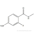 N- 메틸 -2- 플루오로 -4- 아미노 벤즈 아미드 CAS 915087-25-1